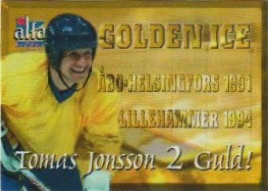 NHL/SHL 2004-05 Swedish Alfabilder Alfa Stars Golden Ice - No GI 6 von 12 - Tomas Jonsson