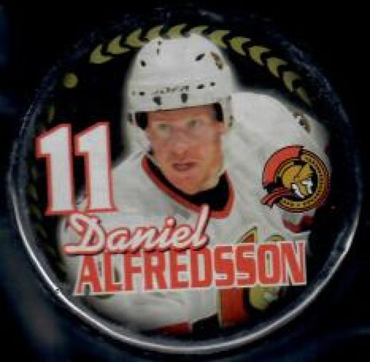 NHL Player Puck - Daniel Alfredsson