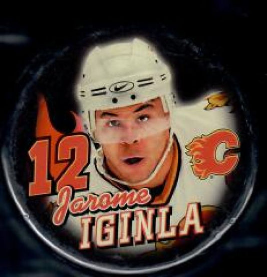 NHL Player Puck - Jarome Iginla
