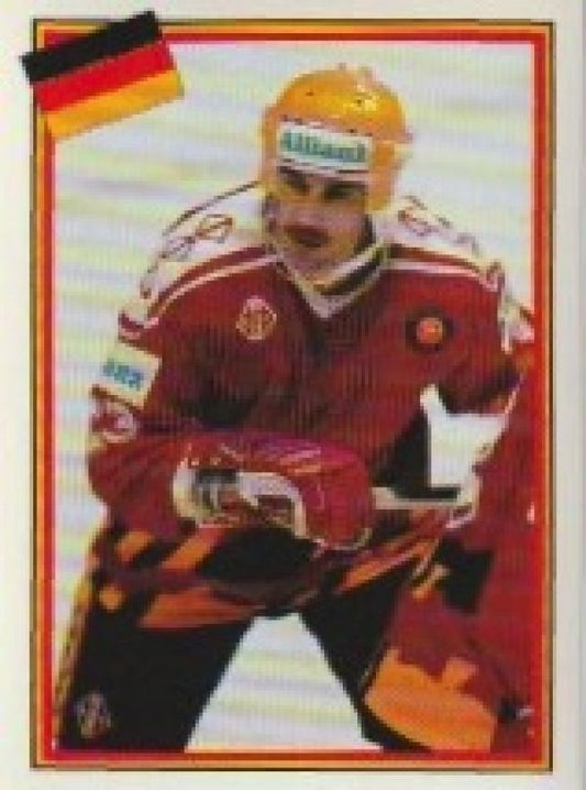 NHL/DEL/SHL 1993 Swedish Semic World Championships Stickers - No 158 - Dieter Hegen