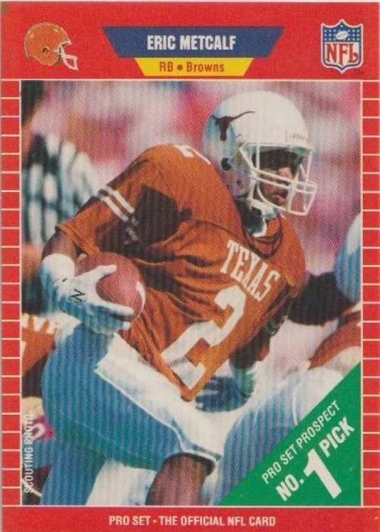 NFL 1989 ProSet - No 489 - Eric Metcalf