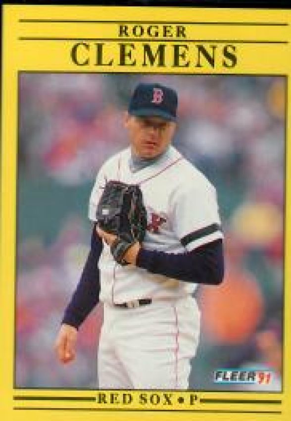 MLB 1991 Fleer - No 90 - Roger Clemens