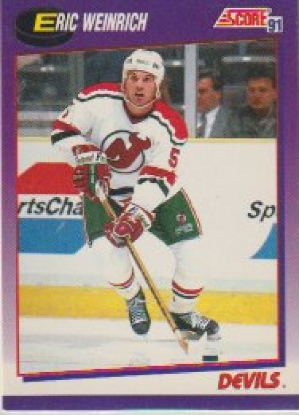 NHL 1991-92 Score American - No 131 - Eric Weinrich