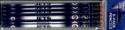 NHL Bleistift Set von 6 Stück - Winnipeg Jets