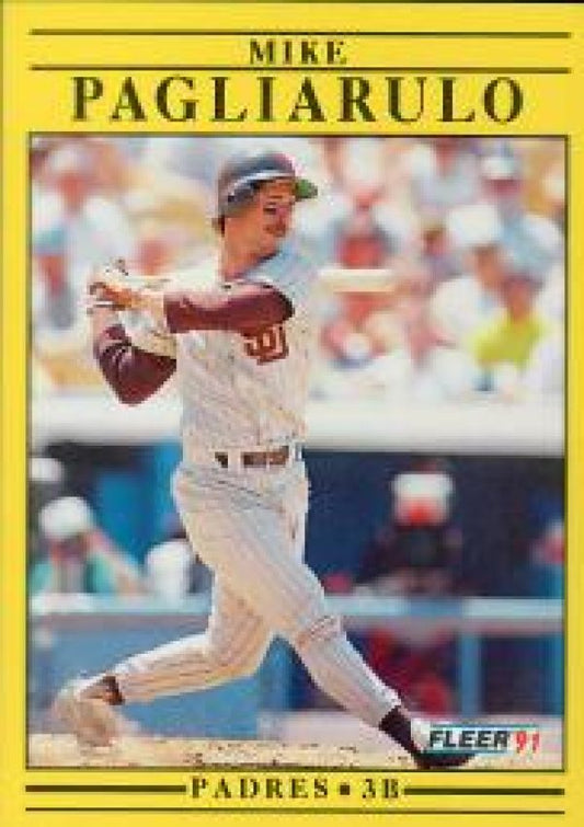 MLB 1991 Fleer - No 537 - Mike Pagliarulo