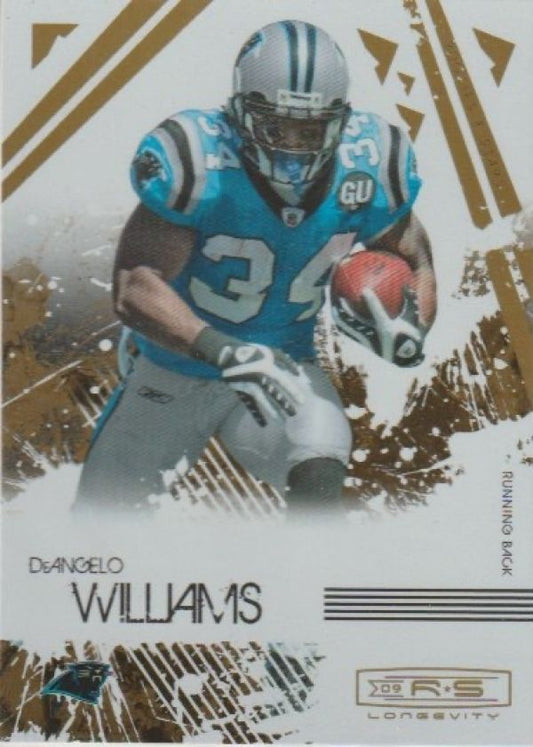 NFL 2009 Donruss Rookies and Stars Longevity - No 13 - DeAngelo Williams