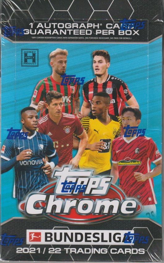 Soccer 2021-22 Topps Chrome Bundesliga Hobby Box