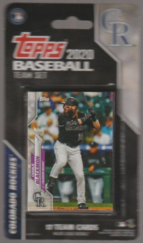 MLB 2020 Topps Team Set Colorado Rockies