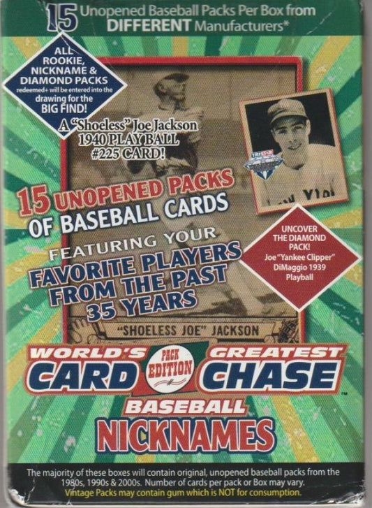 MLB 2017 Tristar World's Greatest Pack Chase Serie 9 - Box
