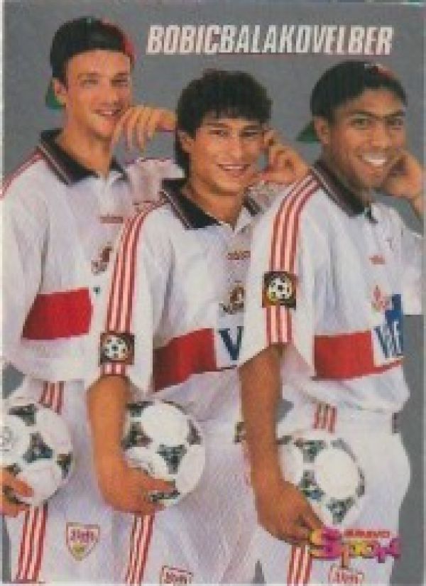 Fussball - Bravo Sport - Fredi Bobic / Krassimir Balakov / Giovane Elber