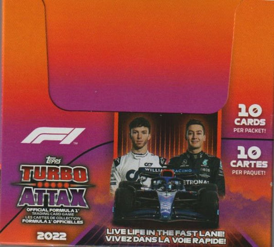 Racing 2022 Topps Formula 1 F1 Turbo Attax - Box