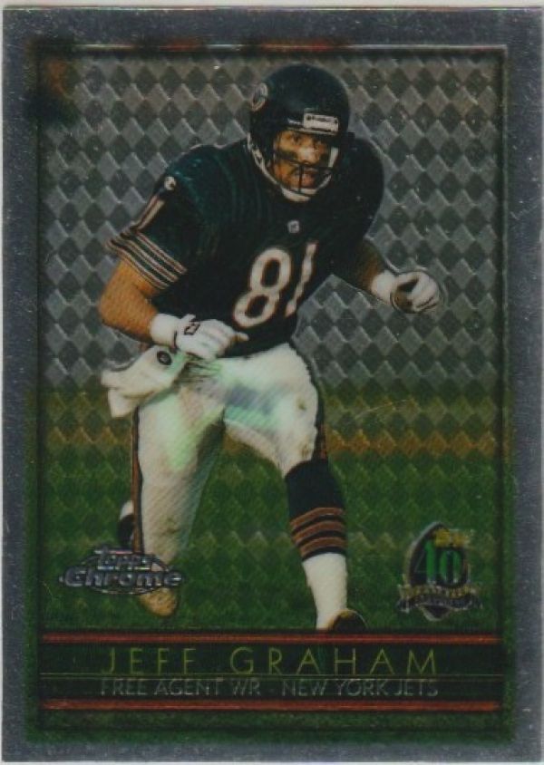 NFL 1996 Topps Chrome - No 140 - Jeff Graham
