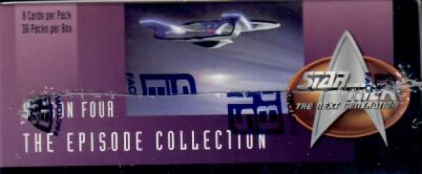 SciFi 1996 SkyBox Star Trek The Next Generation - The Episode Collection - Season Four - Box