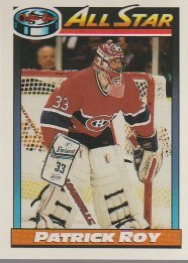 NHL 1991-92 O-Pee-Chee - No. 270 - Patrick Roy