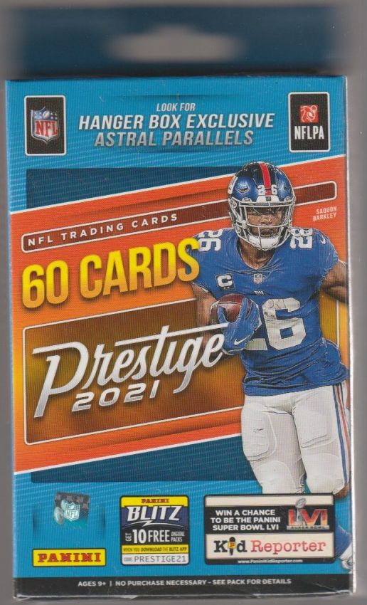 NFL 2021 Panini Prestige Hanger Box (Astral Parallels)