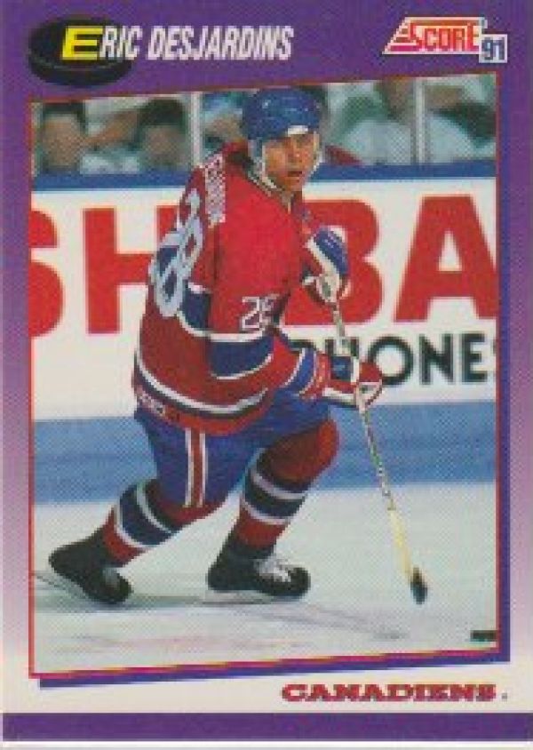 NHL 1991-92 Score American - No 119 - Eric Desjardins