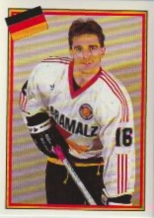 NHL/DEL/SHL 1993 Swedish Semic World Championships Stickers - No 160 - Georg Holzmann
