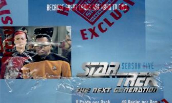 SciFi 1996 SkyBox Star Trek The Next Generation - The Episode Collection - Season Five - Box