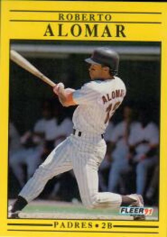 MLB 1991 Fleer - No 523 - Roberto Alomar