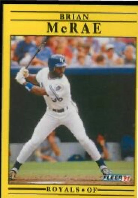 MLB 1991 Fleer - No 563 - Brian McRae