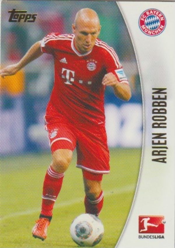 Soccer 2013-14 Topps Chrome - No 163 - Arjen Robben