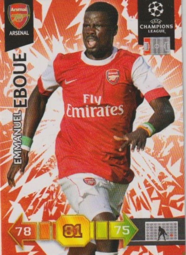 Fussball 2010-11 Panini Adrenalyn XL Champions League - No 2 - Emmanuel Eboue