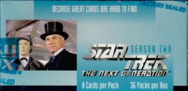 SciFi 1995 SkyBox Star Trek The Next Generation - The Episode Collection - Season Two - Box