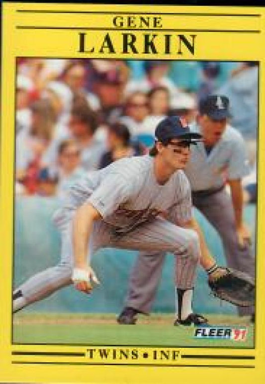 MLB 1991 Fleer - No 615 - Gene Larkin