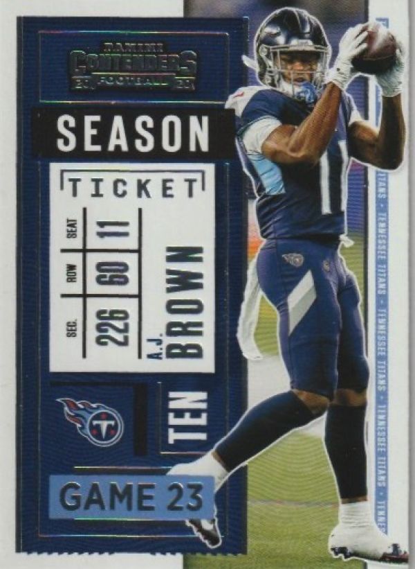 NFL 2020 Panini Contenders - No 10 - A.J. Brown