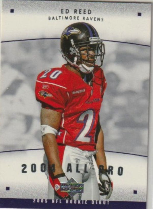 NFL 2005 Upper Deck Rookie Debut All-Pros - No AP-24 - Ed Reed