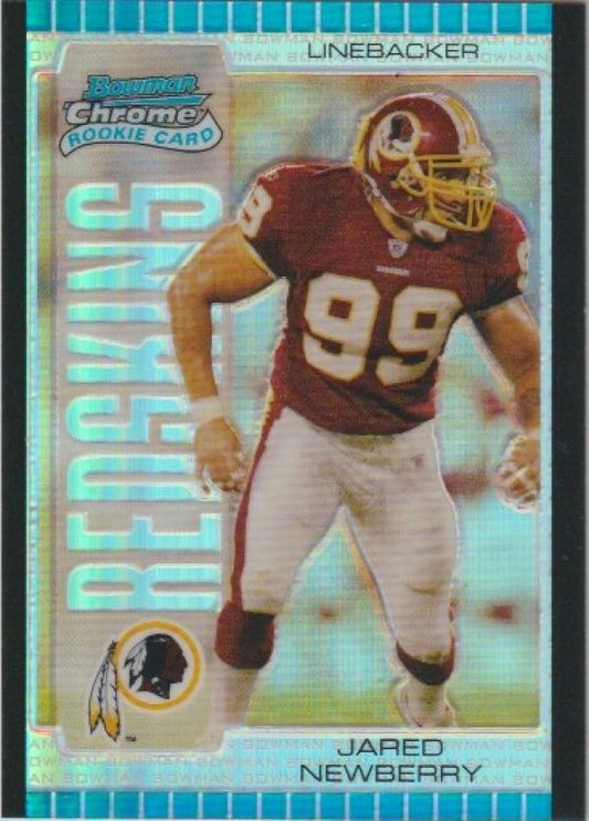 NFL 2005 Bowman Chrome Silver Refractor - No 179 - Jared Newberry