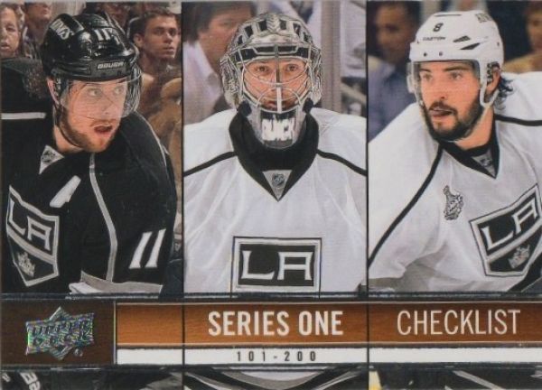 NHL 2012-13 Upper Deck - No 200 - Anze Kopitar / Jonathan Quick / Drew Doughty