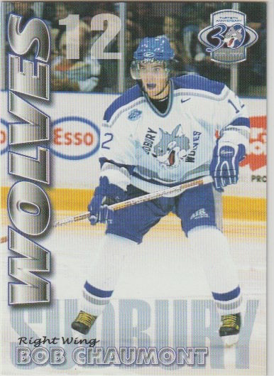 NHL 2001-02 Sudbury Wolves - No 4 - Bob Chaumont