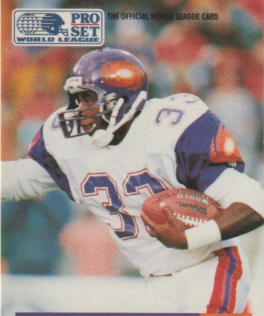 NFL 1991 ProSet WLAF 150 - No 23 - Tony Baker