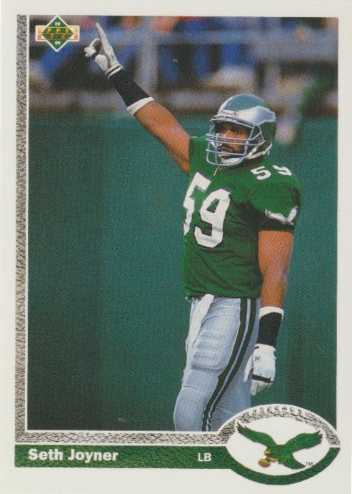 NFL 1991 Upper Deck - No 284 - Seth Joyner