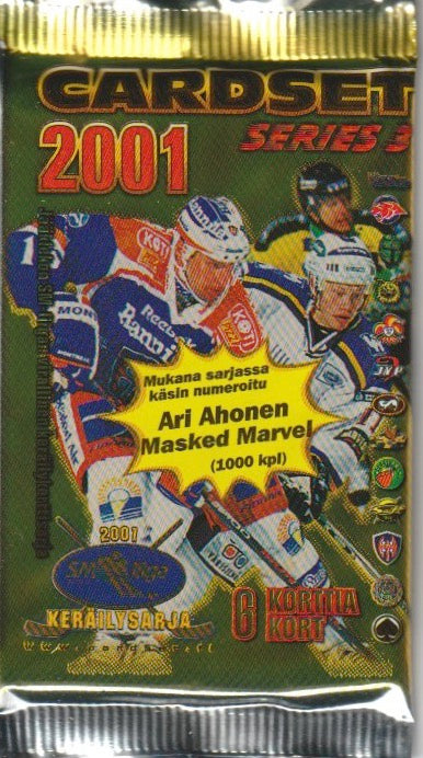 FIN 2001 Finnische Liga - SM Liigan - Keräilysarja Serie 3 - Päckchen