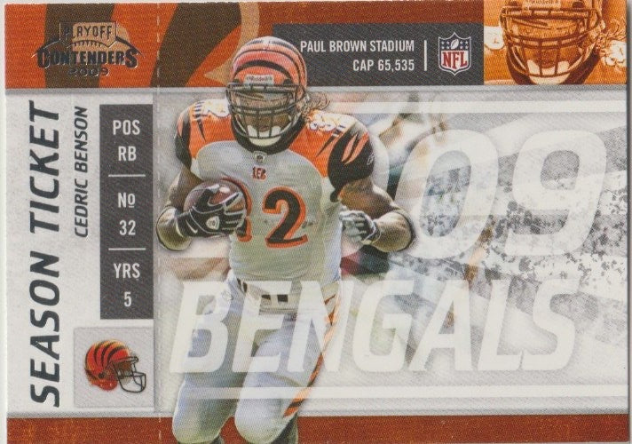 NFL 2009 Playoff Contenders - No 23 - Cedric Benson