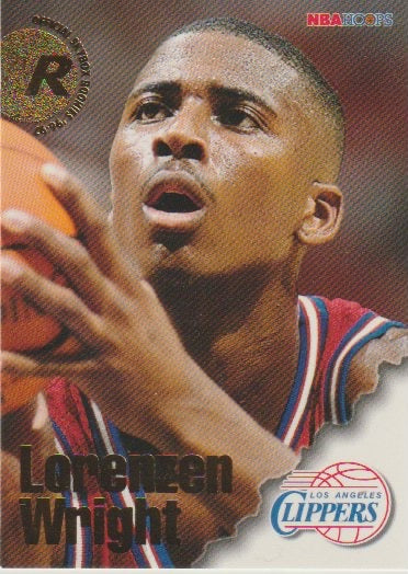 NBA 1996-97 Hoops - No. 317 - Lorenzen Wright