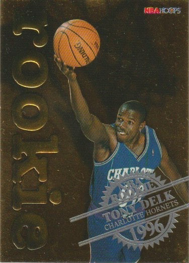 NBA 1996-97 Hoops Rookies - No 7 of 30 - Tony Delk