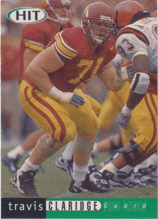 NFL 2000 SAGE Hit - No 29 - Travis Claridge