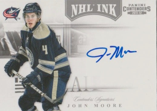 NHL 2011-12 Panini Contenders NHL Ink - No 13 - John Moore