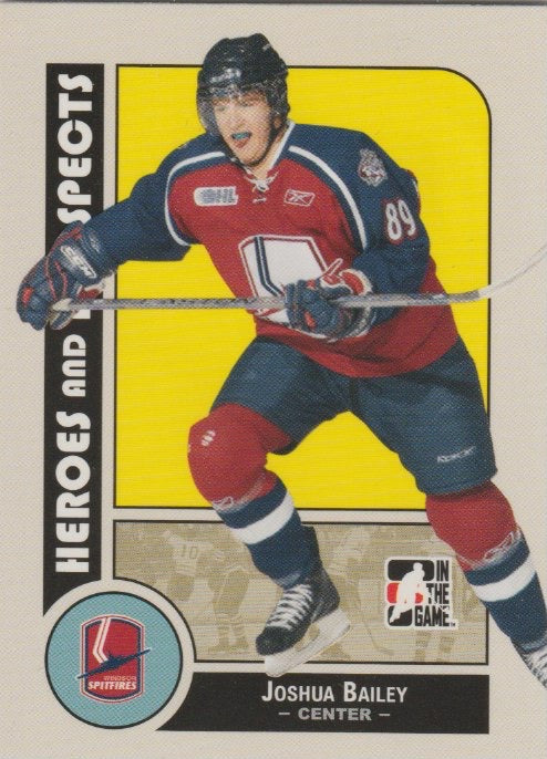 NHL 2008-09 ITG Heroes and Prospects - No 49 - Joshua Bailey