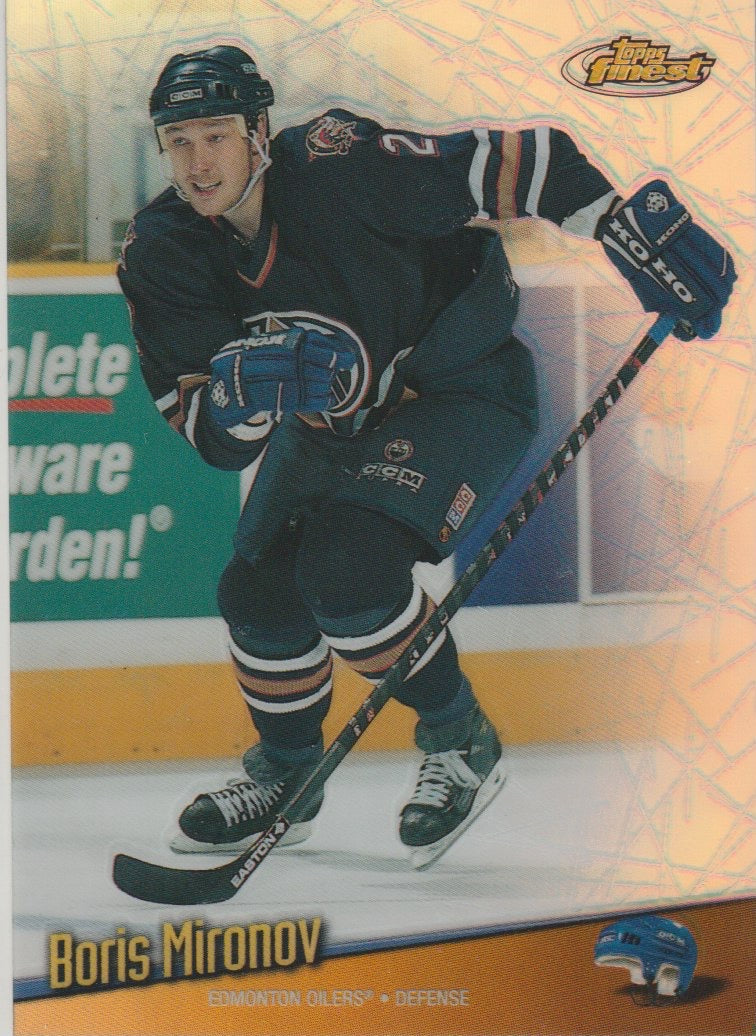 NHL 1998-99 Finest No Protectors Refractors - No 60 - Boris Mironov