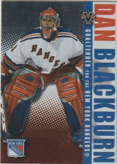 NHL 2002-03 Vanguard - No 66 - Dan Blackburn