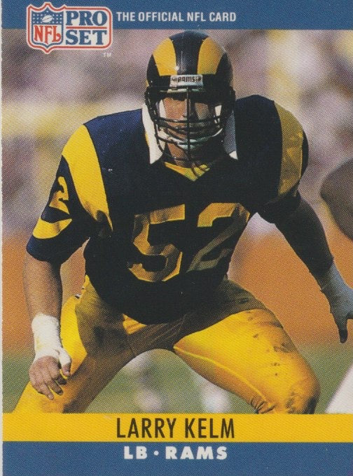 NFL 1990 ProSet - No 169 - Larry Kelm