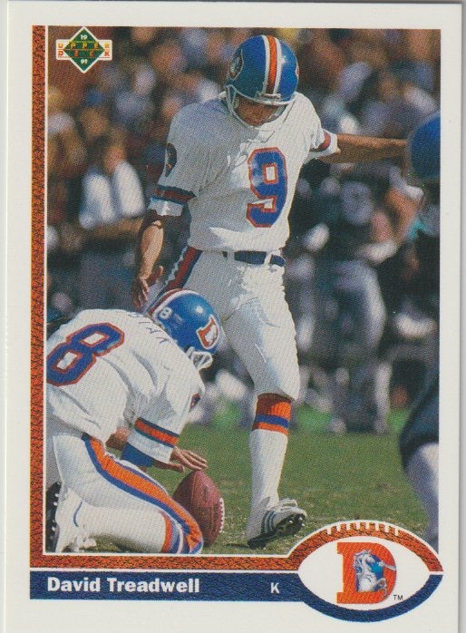 NFL 1991 Upper Deck - No 496 - David Treadwell