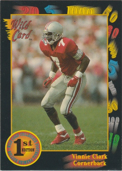 NFL 1991 Wild Card Draft - No 90 - Vinnie Clark