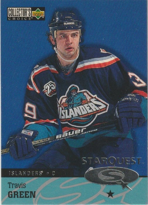 NHL 1997/98 Collector's Choice Star Quest - No SQ39 - Travis Green