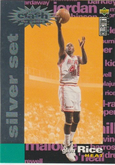 NBA 1995-96 Collector's Choice Crash the Game Scoring Silver Redemption - No C13 - Glen Rice