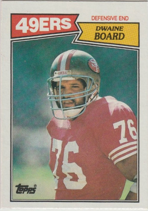 NFL 1987 Topps - No 120 - Dwaine Board